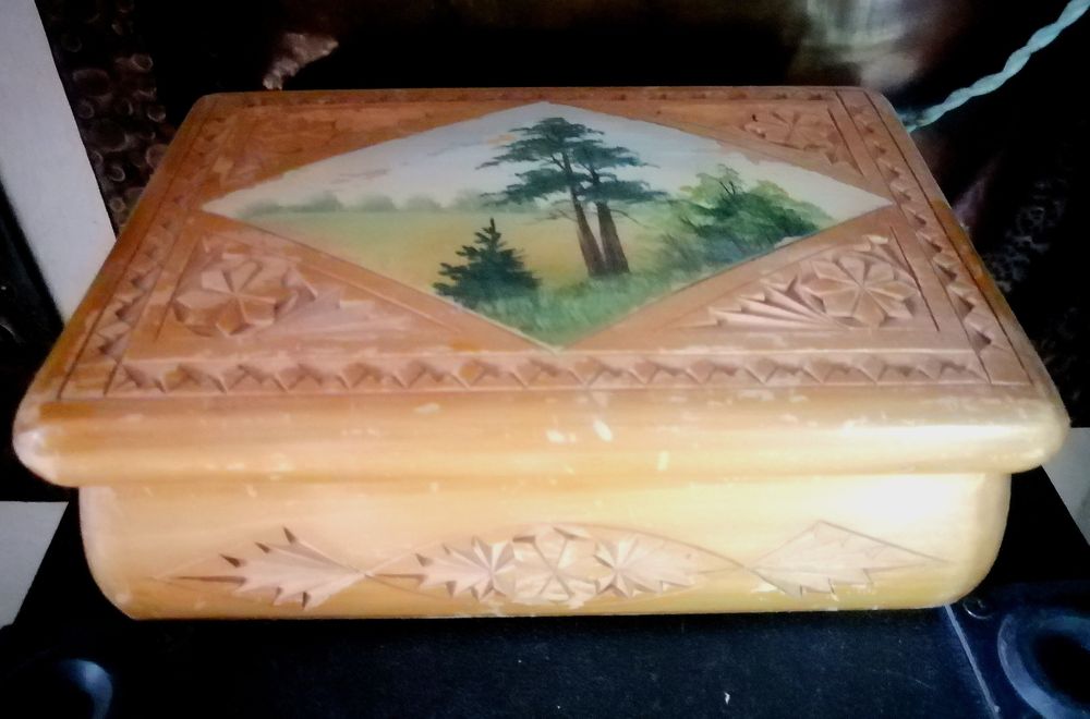 Шкатулка разные дерево металл камень