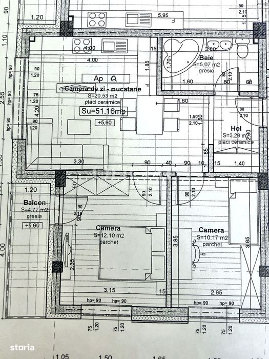 Apartament 3 Camere | Intermediar | Parcare | Zona Floresti Stejarului