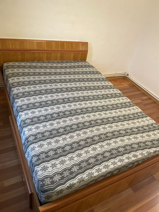 Pat mdf 1/2 persoane cu/fara lada