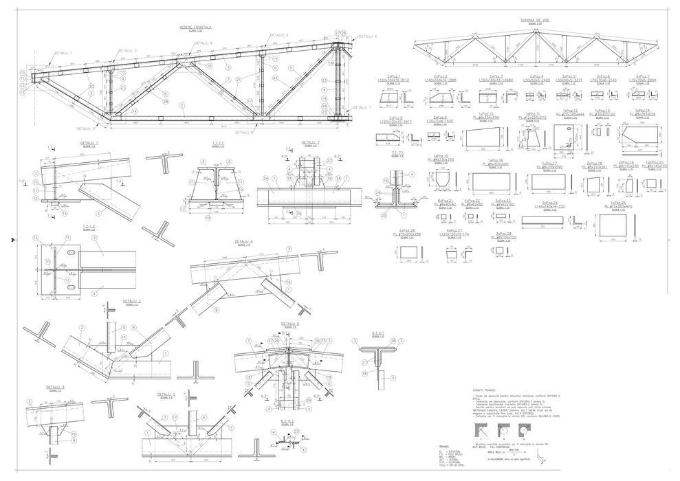 Desen tehnic,modelare 3D ACAD,Advance Steel,Inventor,SolidWorks,CATIA