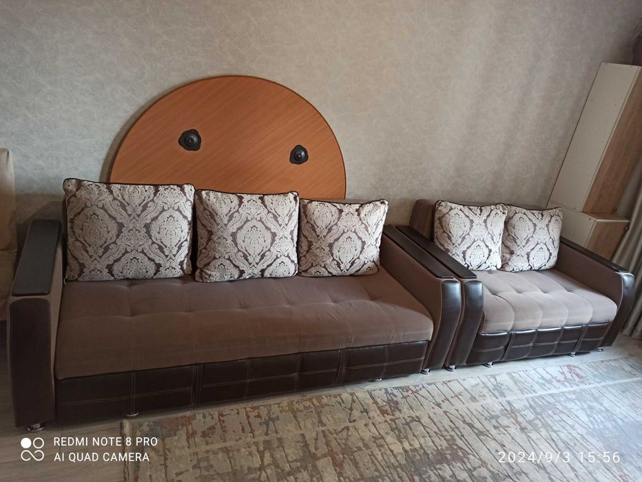 Продается 2 дивана, 3 на 2