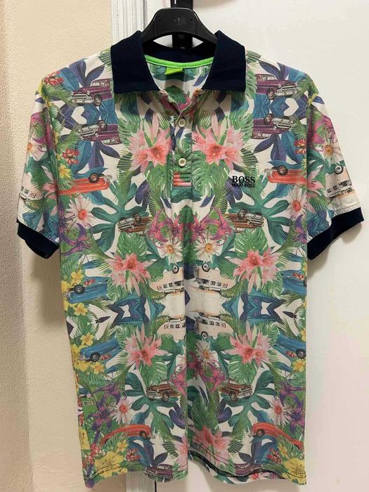 Тениска многцветна BOSS - като нова