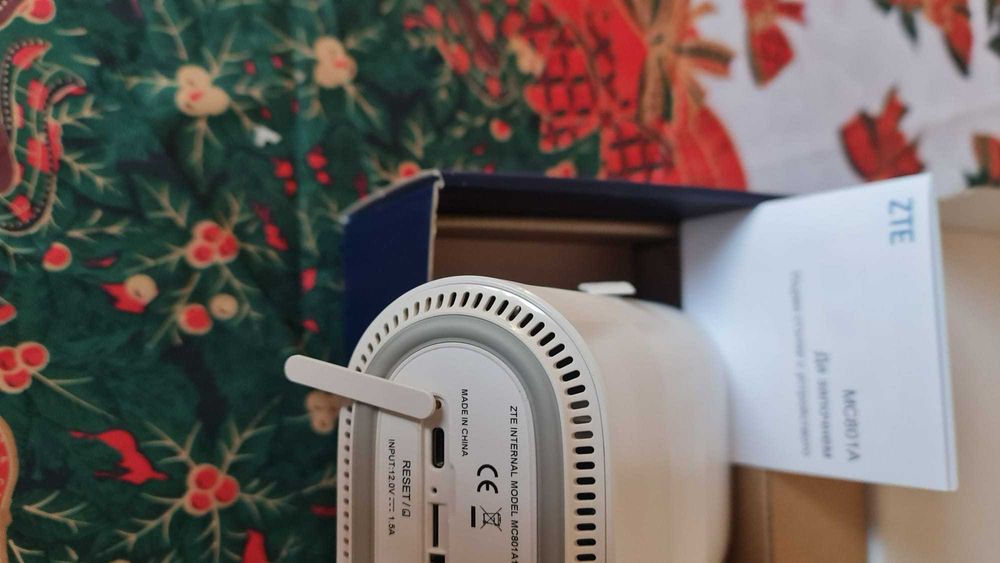 Рутер 5G ZTE MC801A СИМ ОТКЛЮЧЕН Работи с всички оператори