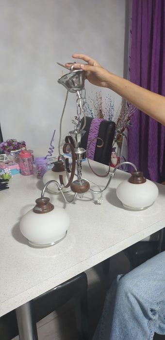 Vand lustra cu 3 brate