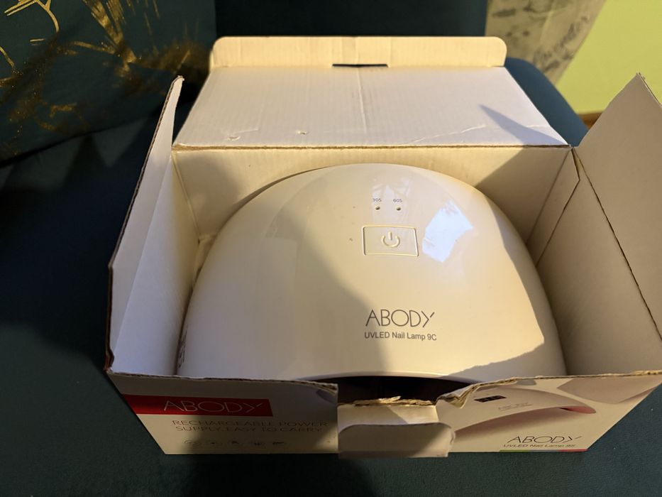 UV/LED лампа за маникюр ABODY 9C + щипки за сваляне на гел лак