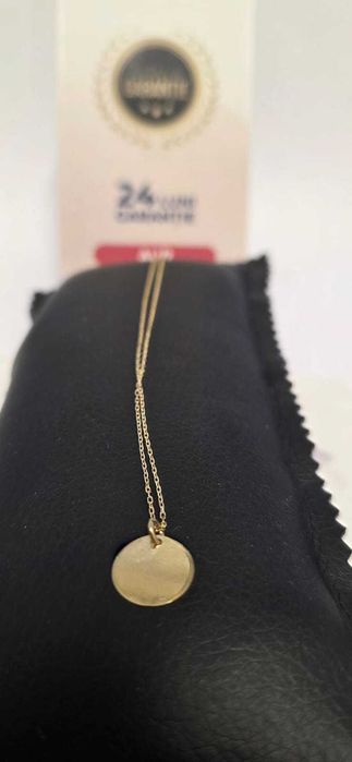 Lant aur 14 k 1.64 grame certificat de garantie b33184 (ag15)