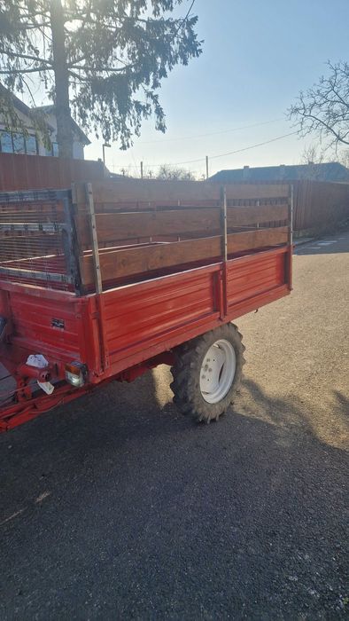 Motocultor Pasquali 4x4 cu remorca Basculabila