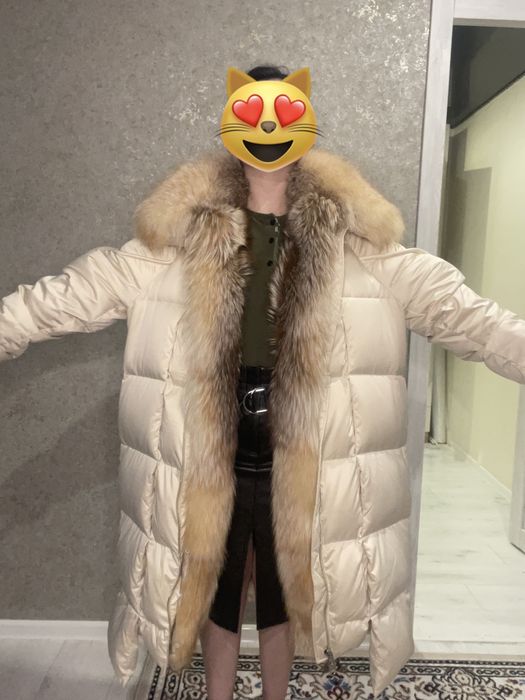 Женская куртка, мех лиса