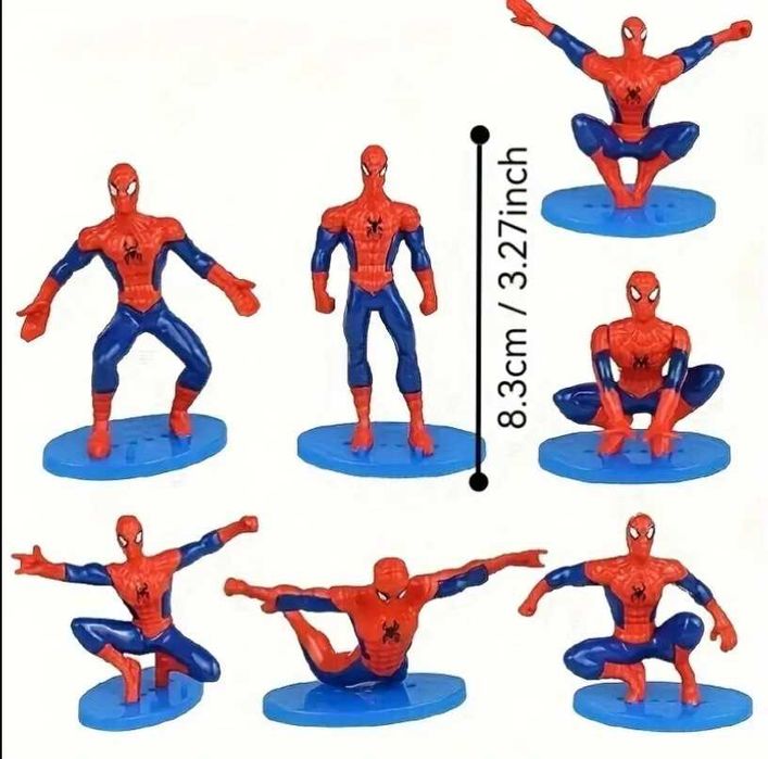 Figurine Disney & Marvel pentru tort - Elsa,Spiderman,Mickey, Minions!