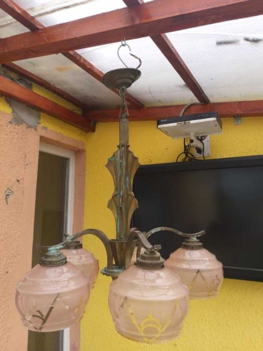 Candelabru din bronz ardeco