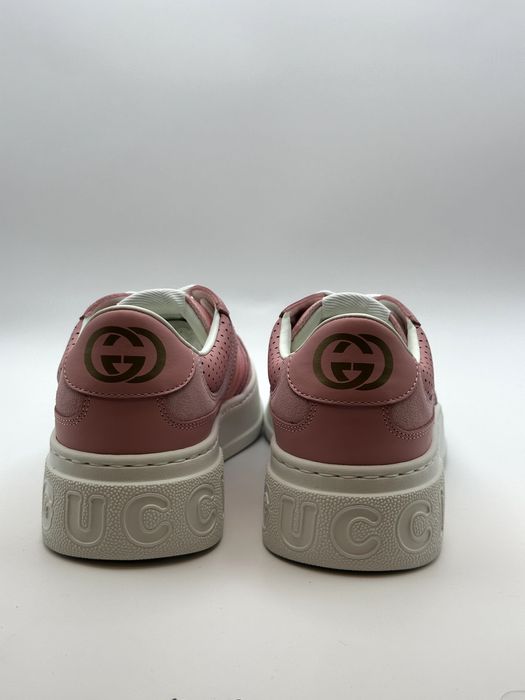 Gucci Classic Pink White Sole Sneakers