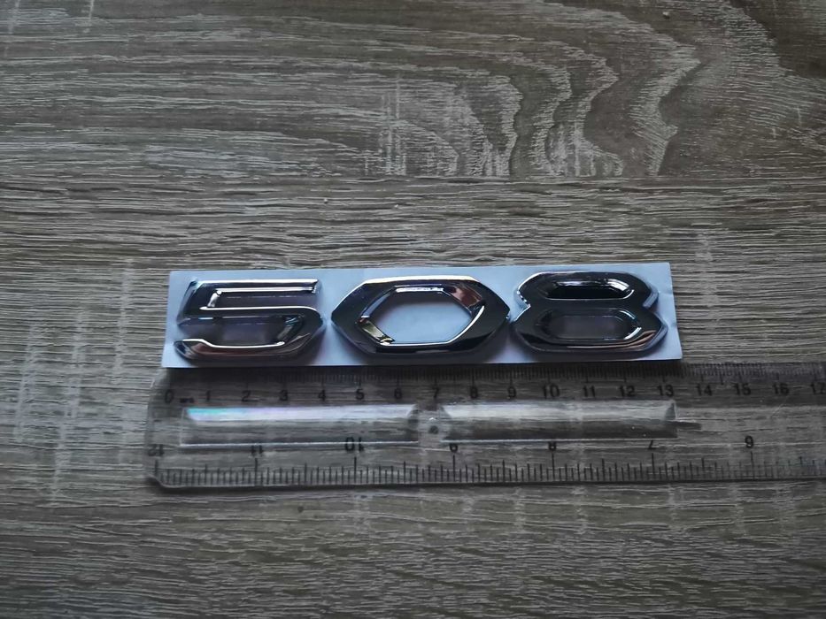 Емблема надпис лого Пежо Peugeot 508 нов стил