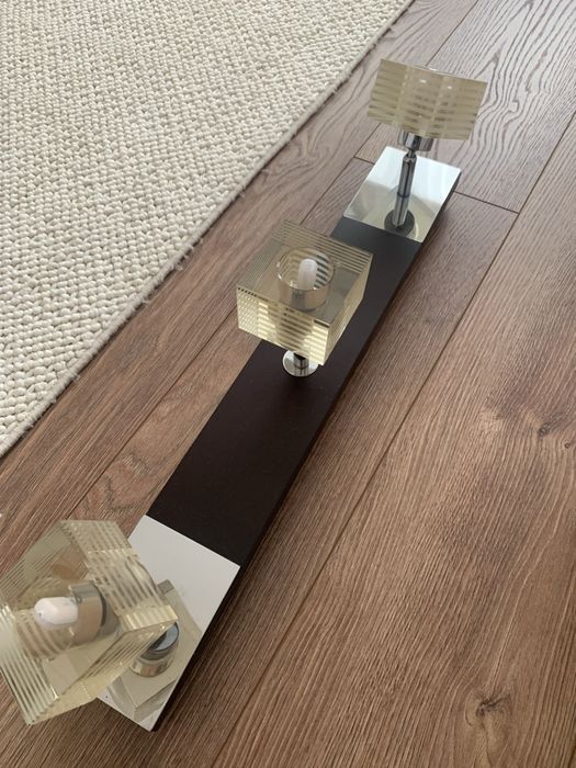 Полилей, метален, цвят венге