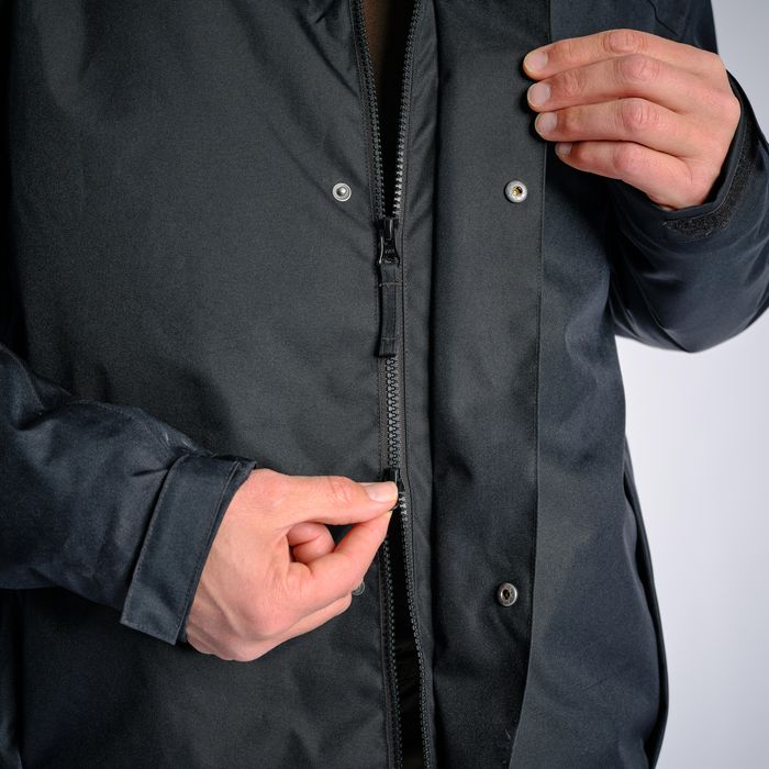 Geacă Impermeabilă Călduroasă 100 Negru - produs resigilat Decathlon
