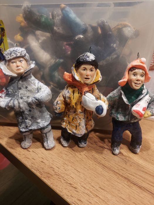 Ватные игрушки на елку,от 5000