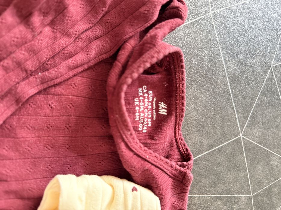 детские бодики из H&M