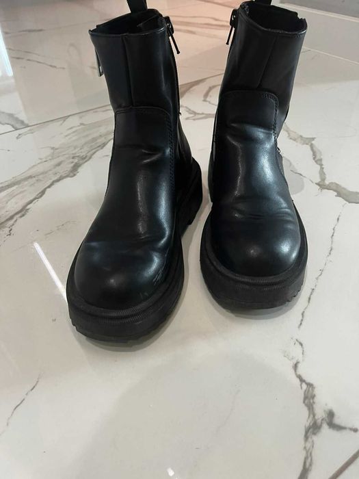 Кожени  детски ботуши ZARA