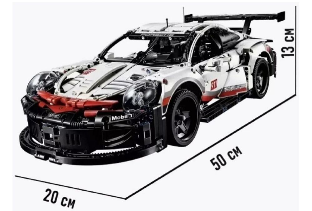 Конструктор Technic Porsche 911 RSR, деталей 1631 шт
