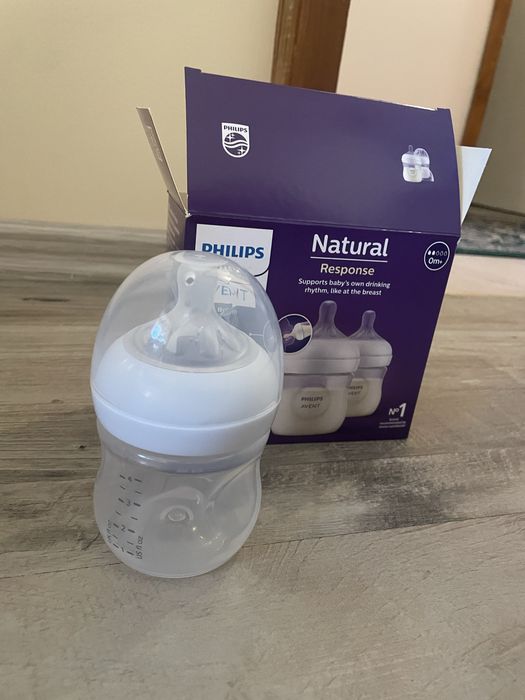 Philips Avent шишета Natural Response 3.0 с биберони
