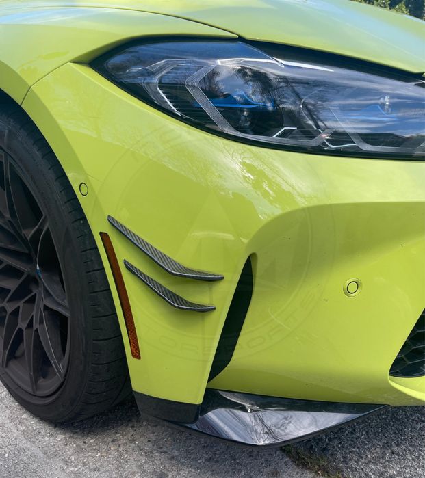 Canards bara fata din carbon, pentru  BMW M4 G82 / M3 G80