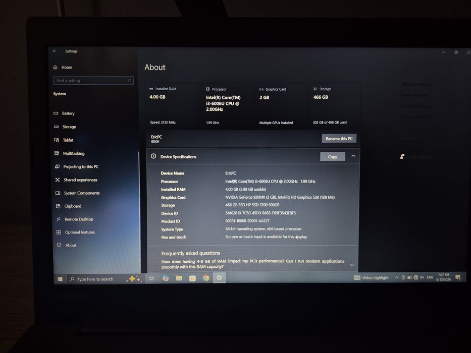 Lenovo ideapad 320