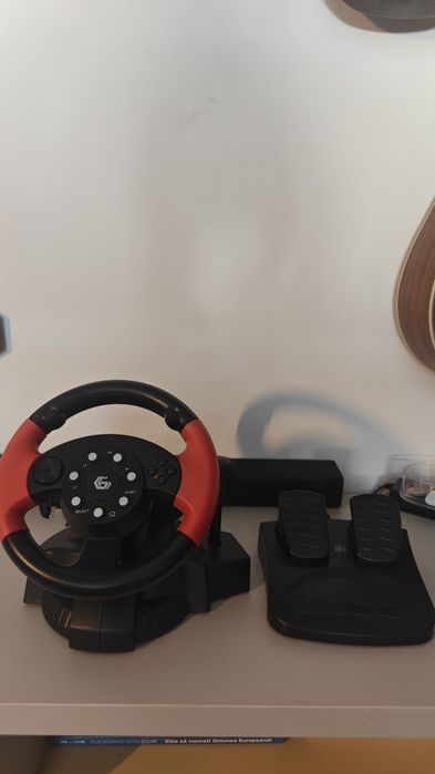 Volan Racing cu pedale și schimbător