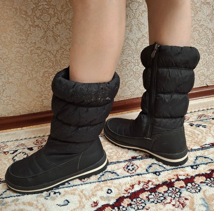 Женские сапоги дутики, аляска