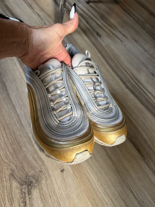 Оригинални маратонки Nike Air Max 97 Metallic Gold! 39 н