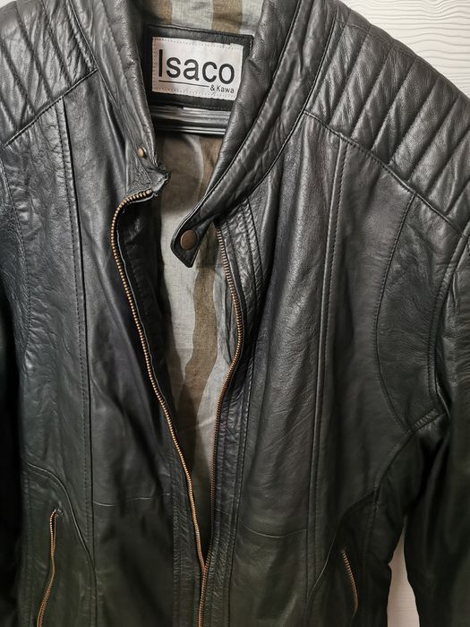 Кожено яке Isaco & Kawa - естествена кожа - L
