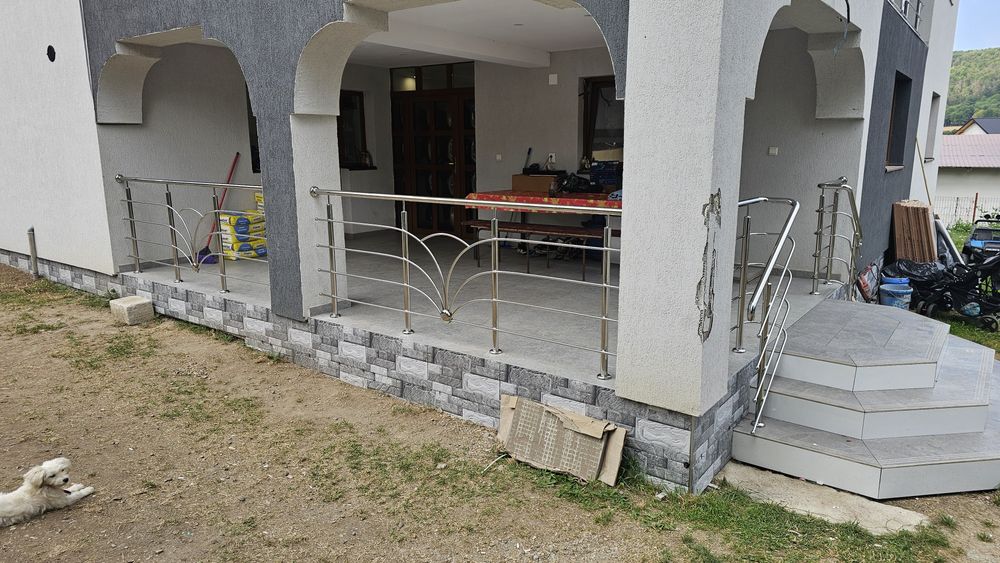 Balustrade inox,sticla. Modele