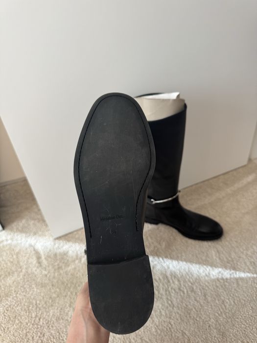 Ботуши от естествена кожа Massimo Duti