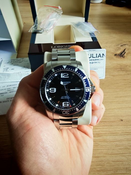 Longenes hydroconquest blue 41 mm