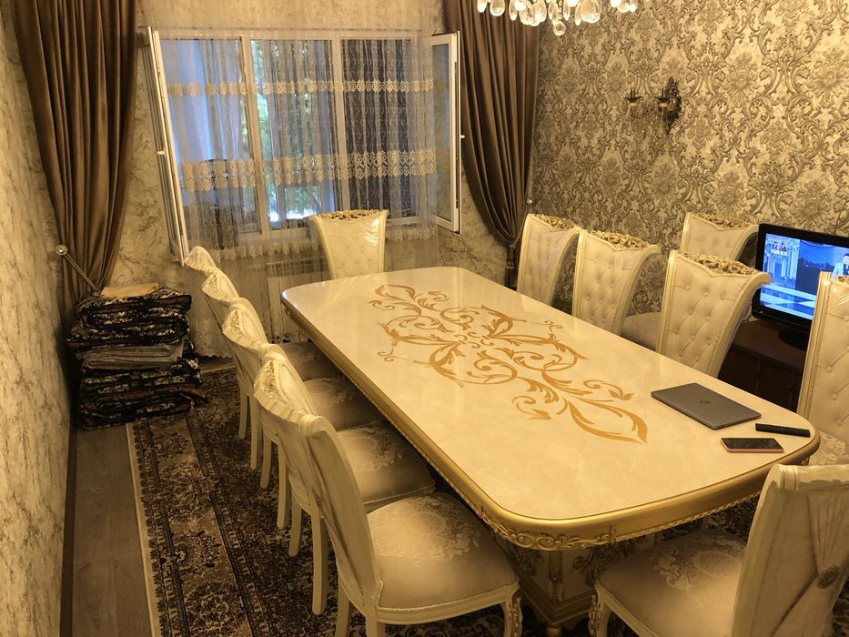 Стол стул на 12 персон орех