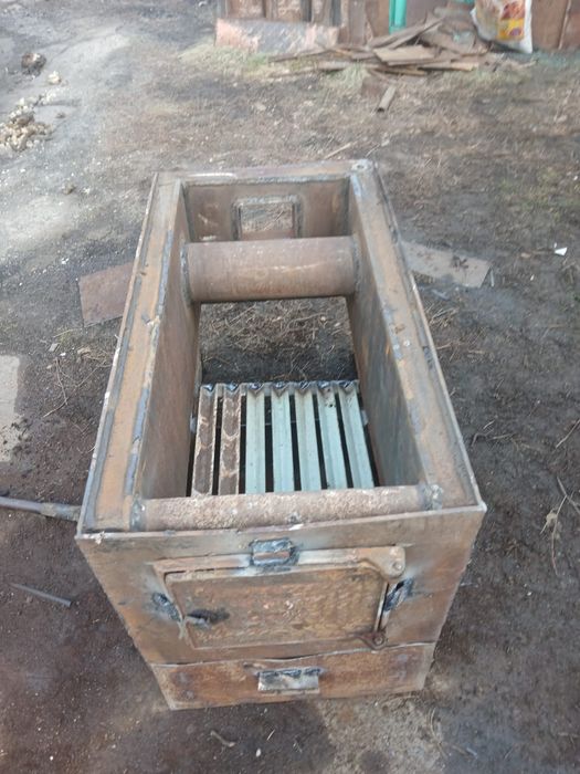 Печь котел новый металл