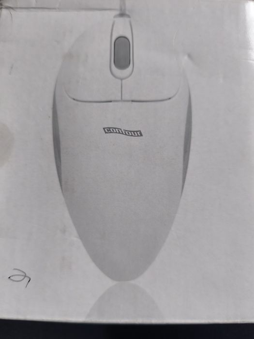 Mouse-ul nou Contour Unimouse cu tehnologie optică, USB, cu fir, alb