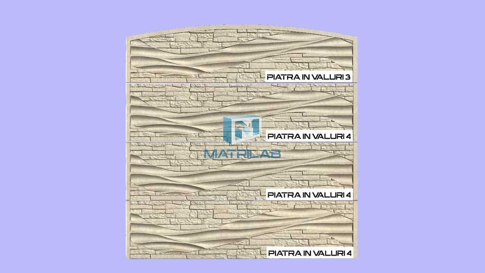 Matrite panouri 3D gard stalpi piatra decorativa cruci OFERIM RETETA