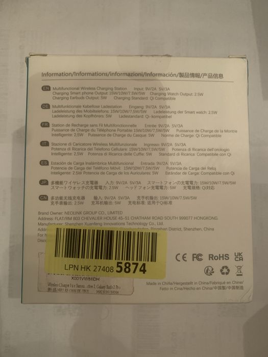 Incarcator statie incarcare wireless 3in1 Samsung Galaxy,Apple iPhone