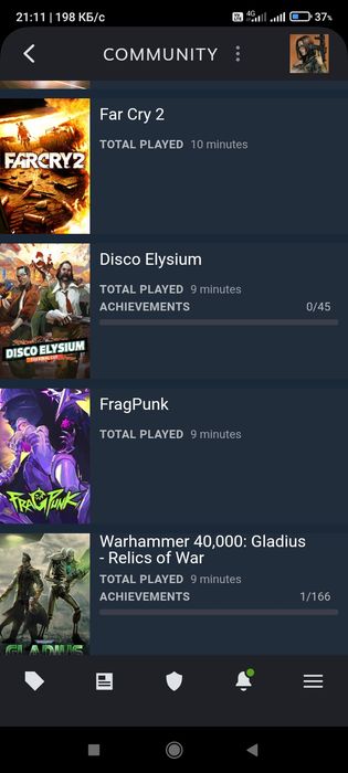 Аккаунт Steam 78 игр