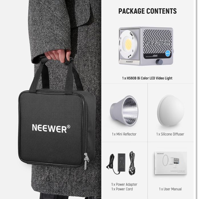 Проф. Диодно осветление. Видео. Фото. Подкаст. Грим. Влог. софтбокс