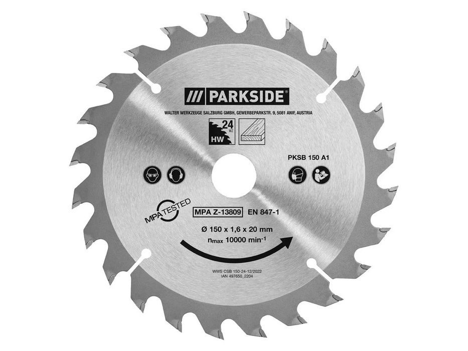 Panza pentru fierastrau circular 150 mm PARKSIDE PKSB 150
