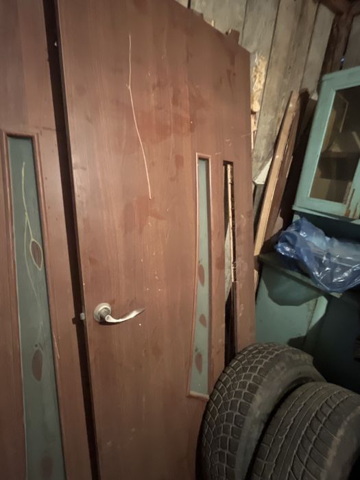 Коричнывые двери 2 штуки