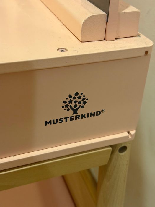 Masuta -musterkind-din lemn premium pt fetite cu scaun