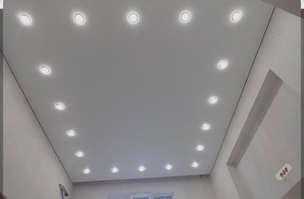Натяжные потолки 1200 тг