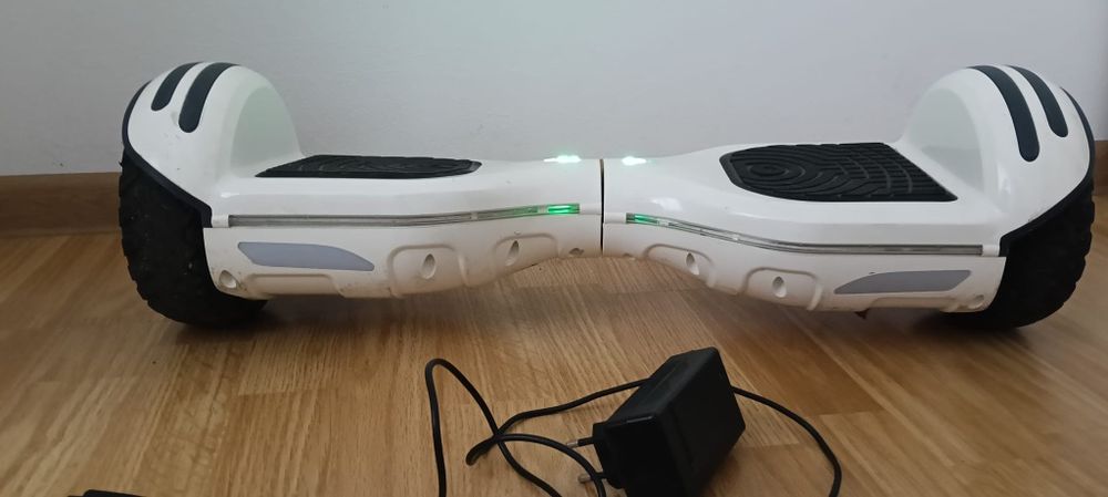 Set Hoverboard Alb+Waveboard
