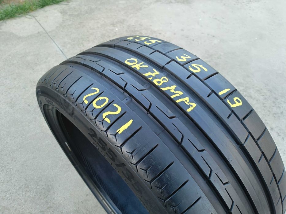 O anvelopa vara 255 35 19 continental sportcontact 6 profil de 7,8 mm