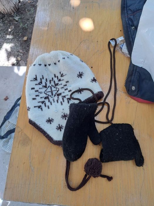 Детские тёплые шапочки