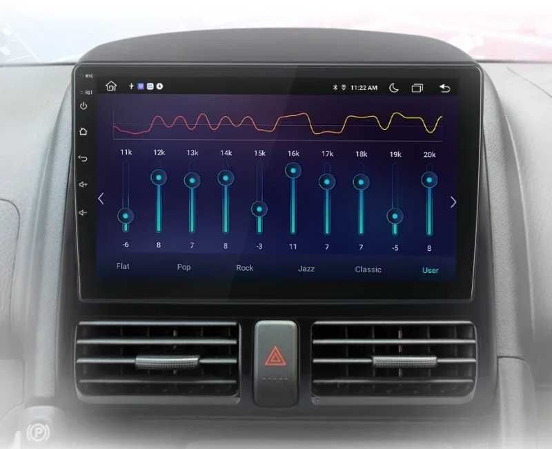 Honda CR-V_2 2001-2006 9” 2-DIN с Android 14, 4G/LTE, 6/128GB, CarPlay и AndroidAuto