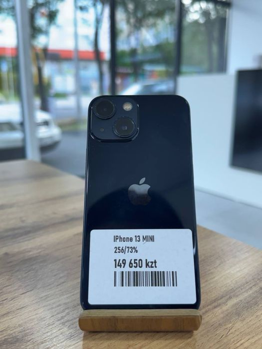 iPhone 13 mini•256GB/73%Black Айфон 13 mini•256ГБ/73%қара