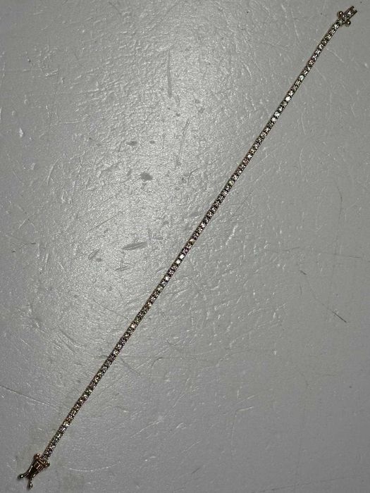 BRATARA AUR 18K + 87 Diamante = 2.60CT - 8.6g. - Model TENNIS !