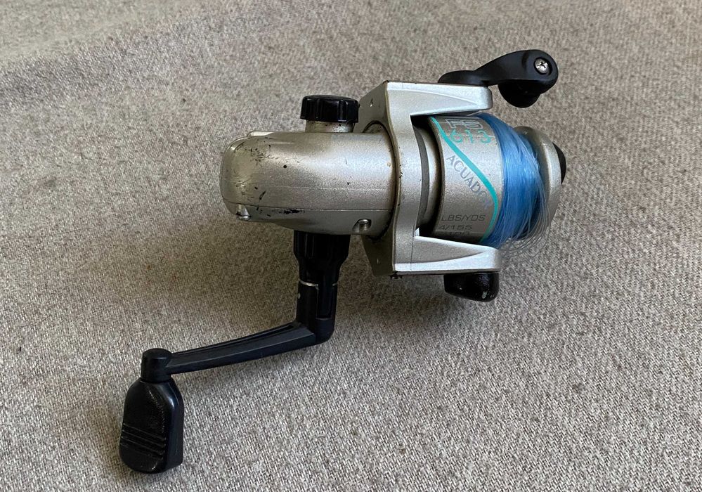 Mulineta Okuma RES FS 613 spinning, funcțională, cu fir montat
